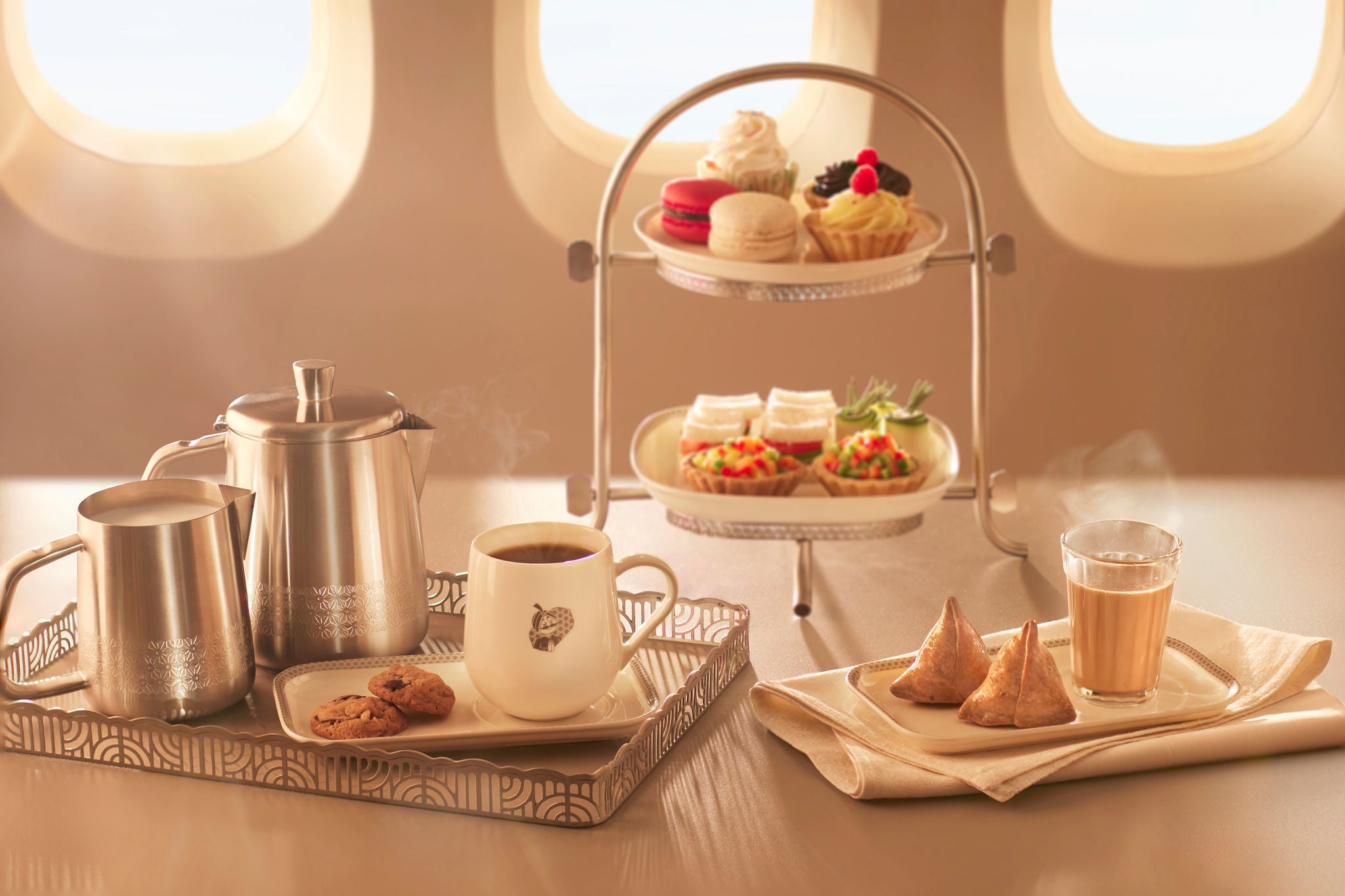 Tea and Coffee service in business class