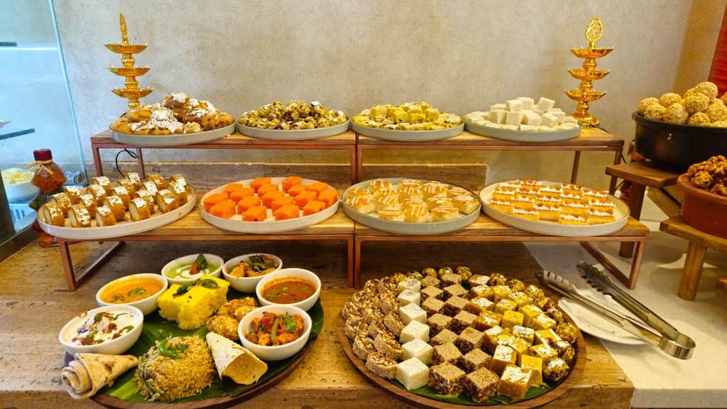 Air India celebrates navratri with festive feasts in the air and on the ground