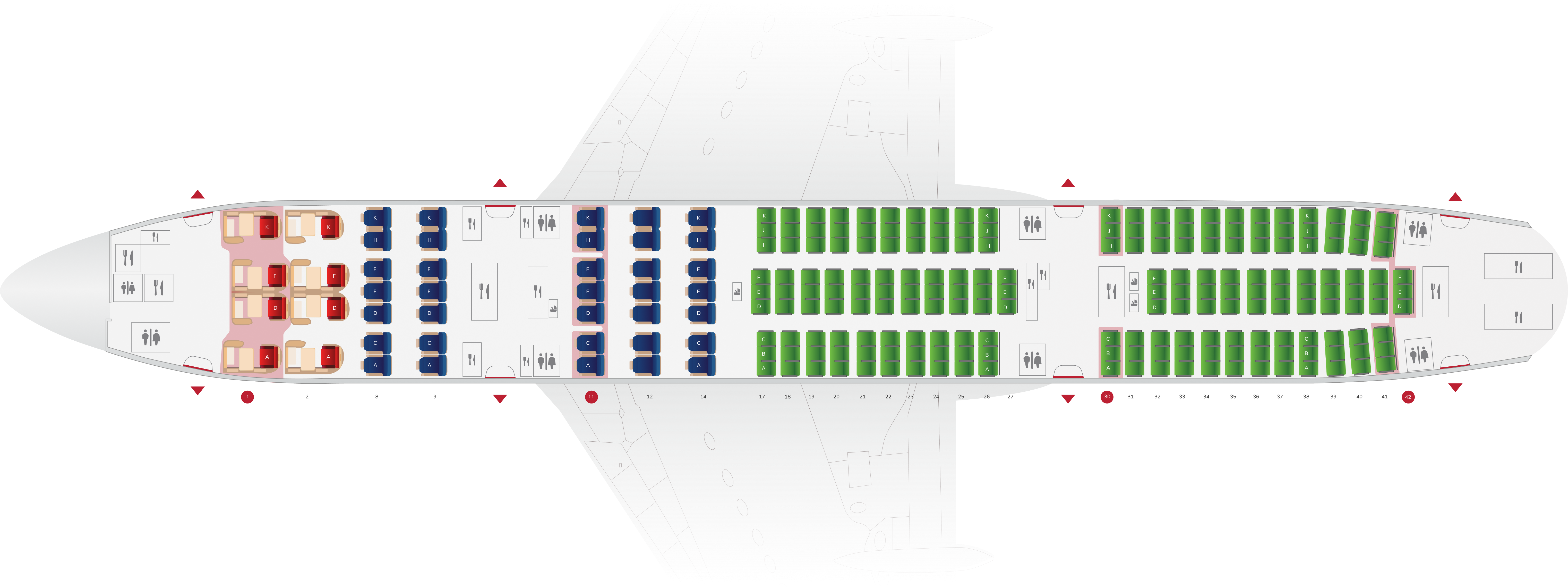 航空機・ヘリコプター AIR-INDIA BOEING777-200ER Seat Map and Interior Specifications: Boeing 777 200LR | Air