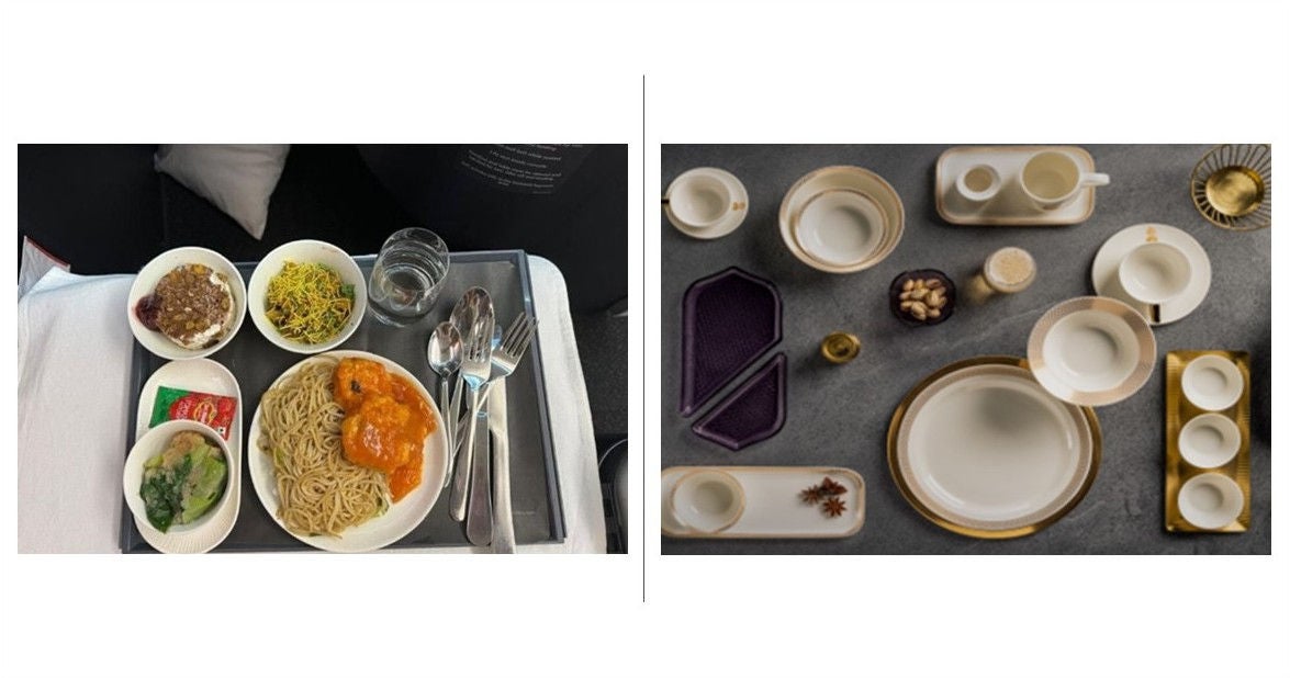 Air India's new serveware redefining the dinning experience at 35,000 feet