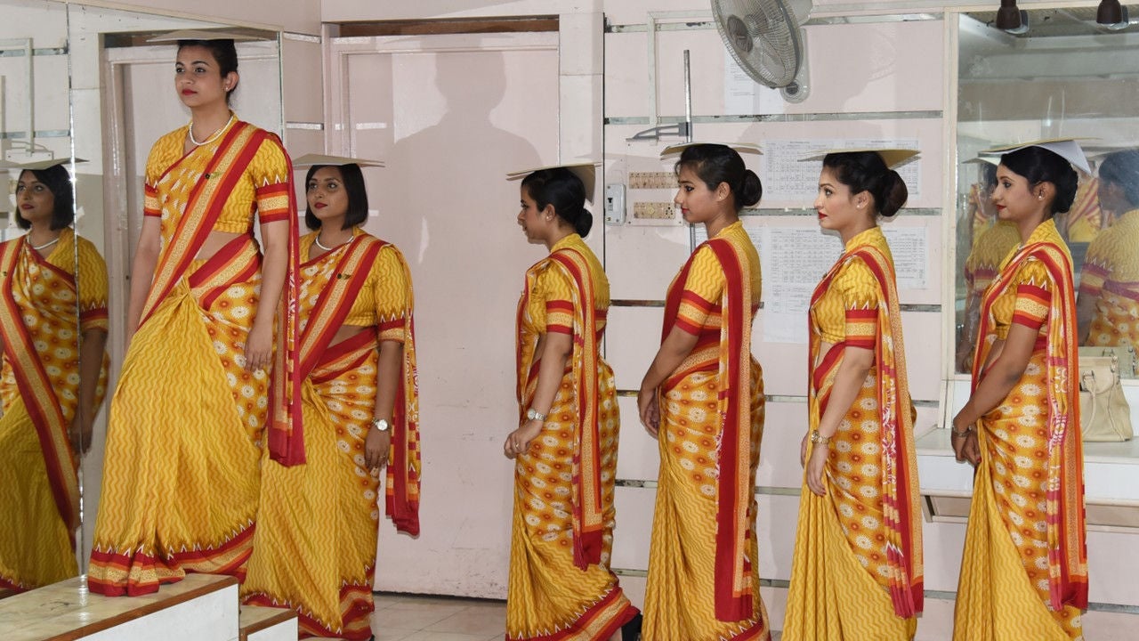 Cabin Crew training in the past