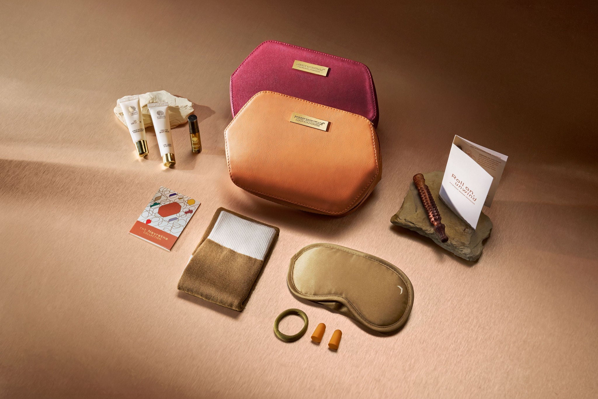 Amenity kits inspired by India's wellness heritage