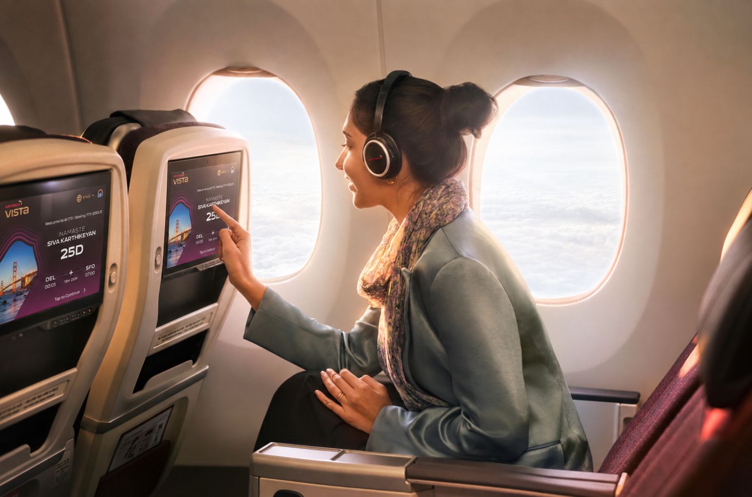 A visual preview of Air India's Vista Digital Platform interface