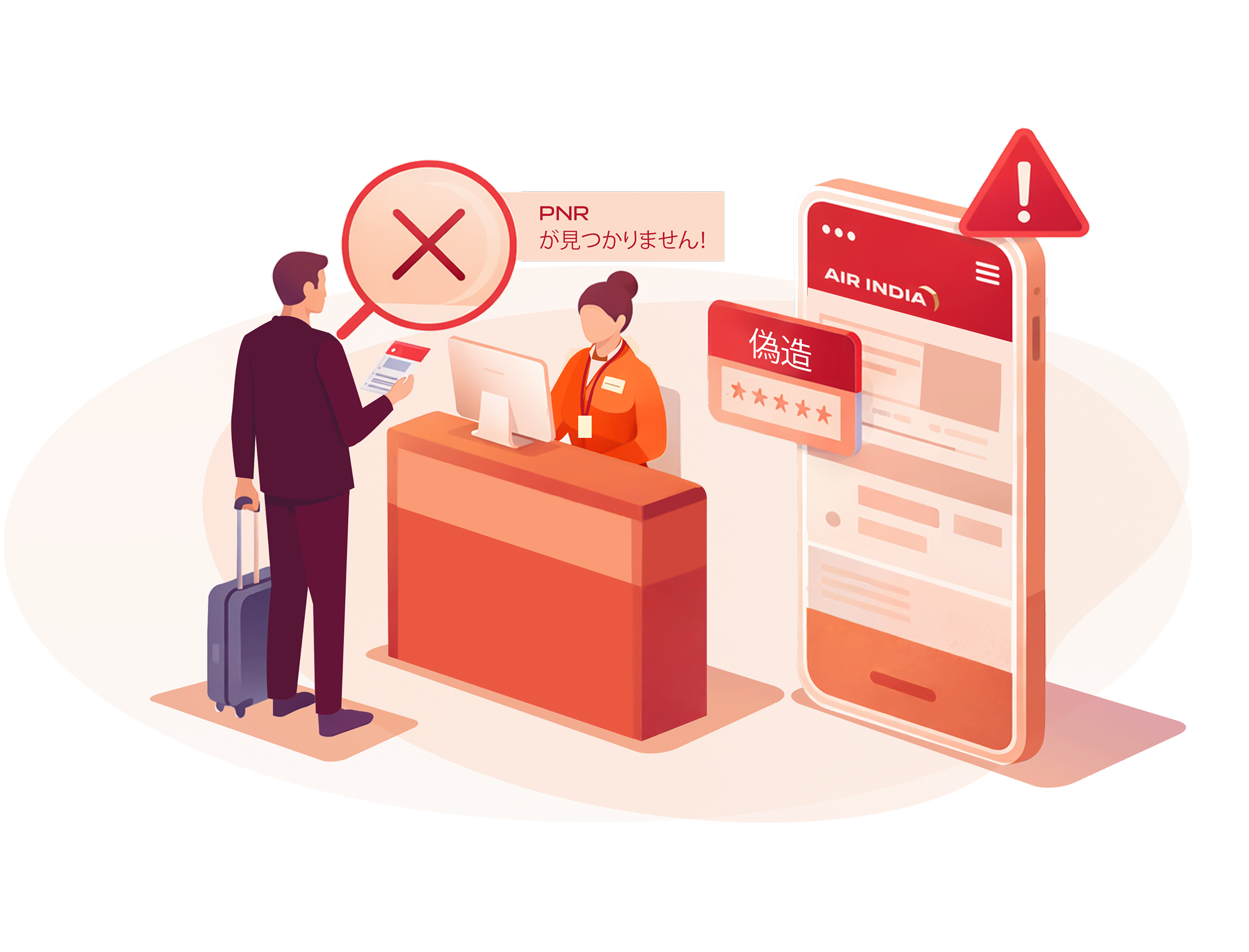 偽の航空会社 