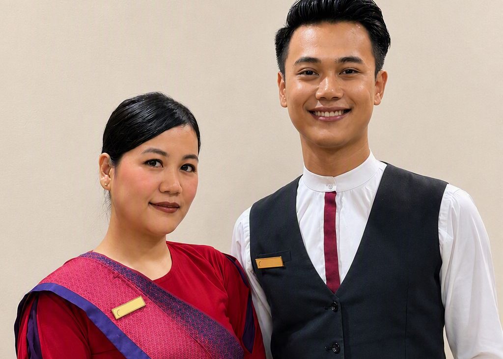 Air India cabin crew siblings Sureiya and Rohit Wahengbam
