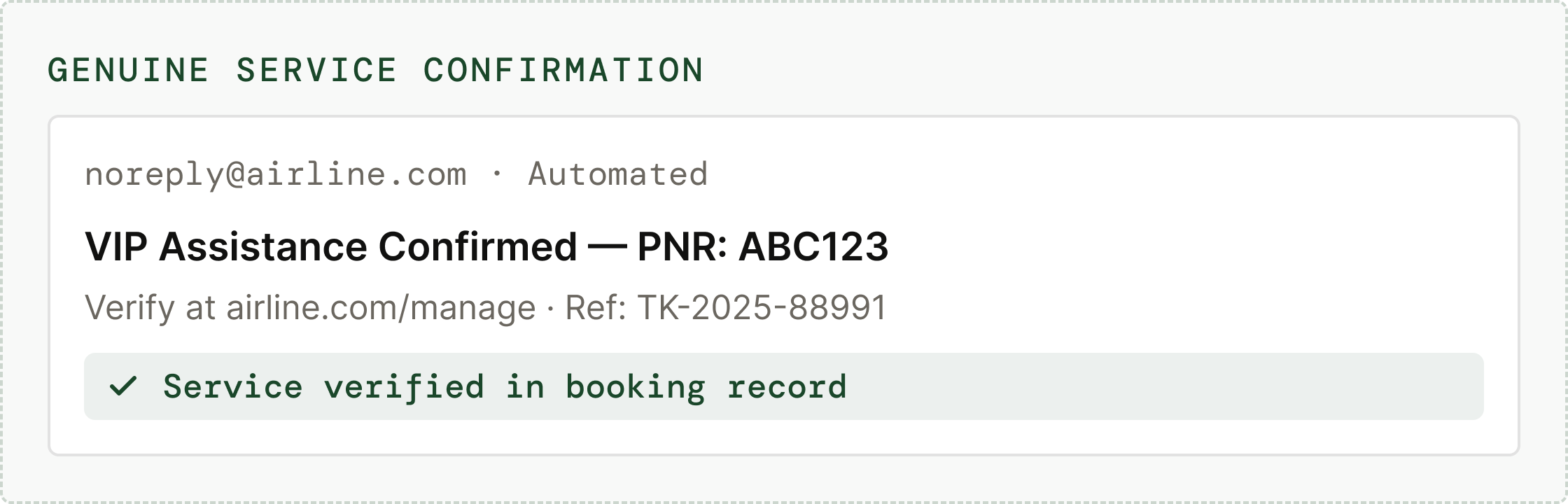 Confirmation