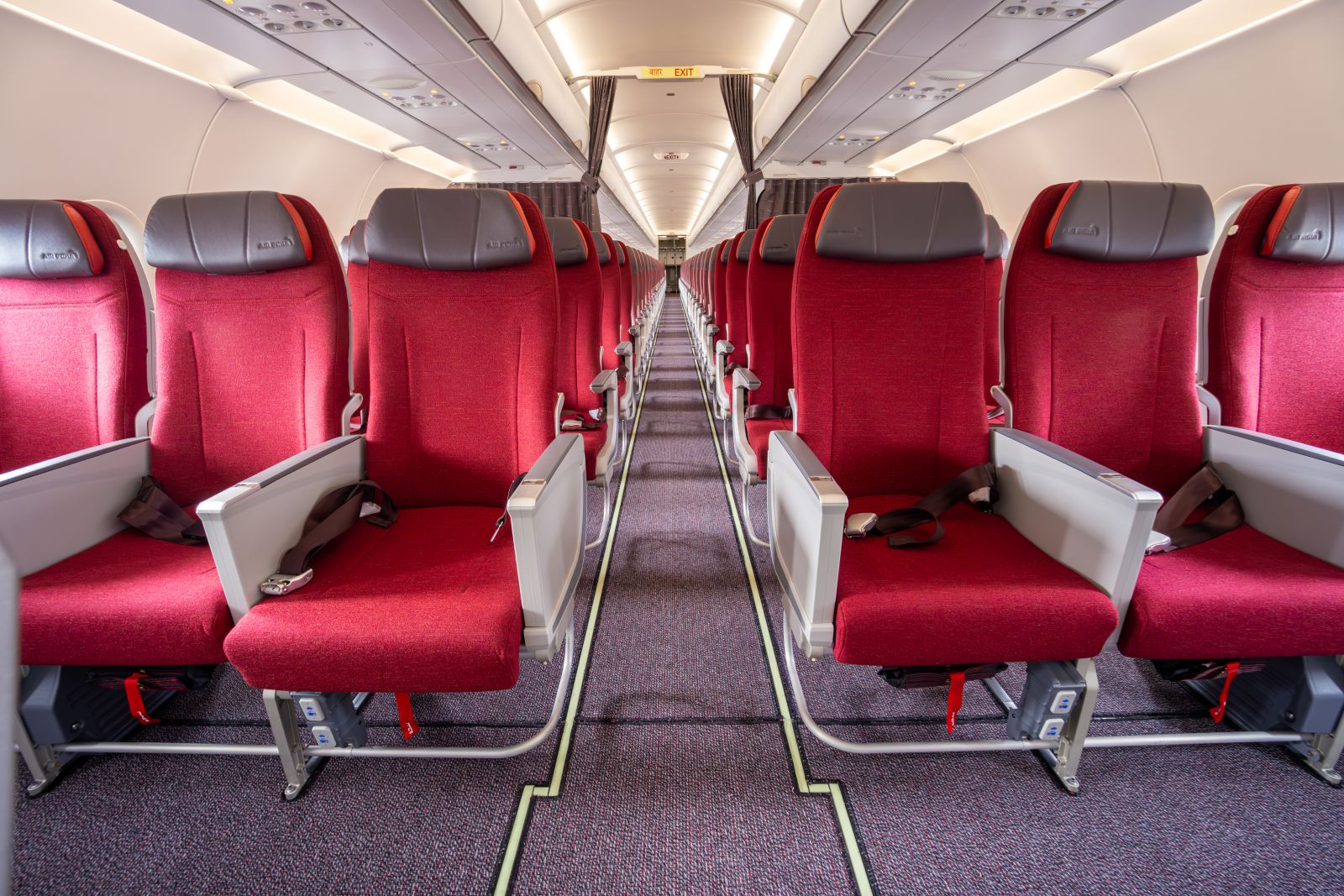 Premium Economy cabin in Air India's retrofitted A320