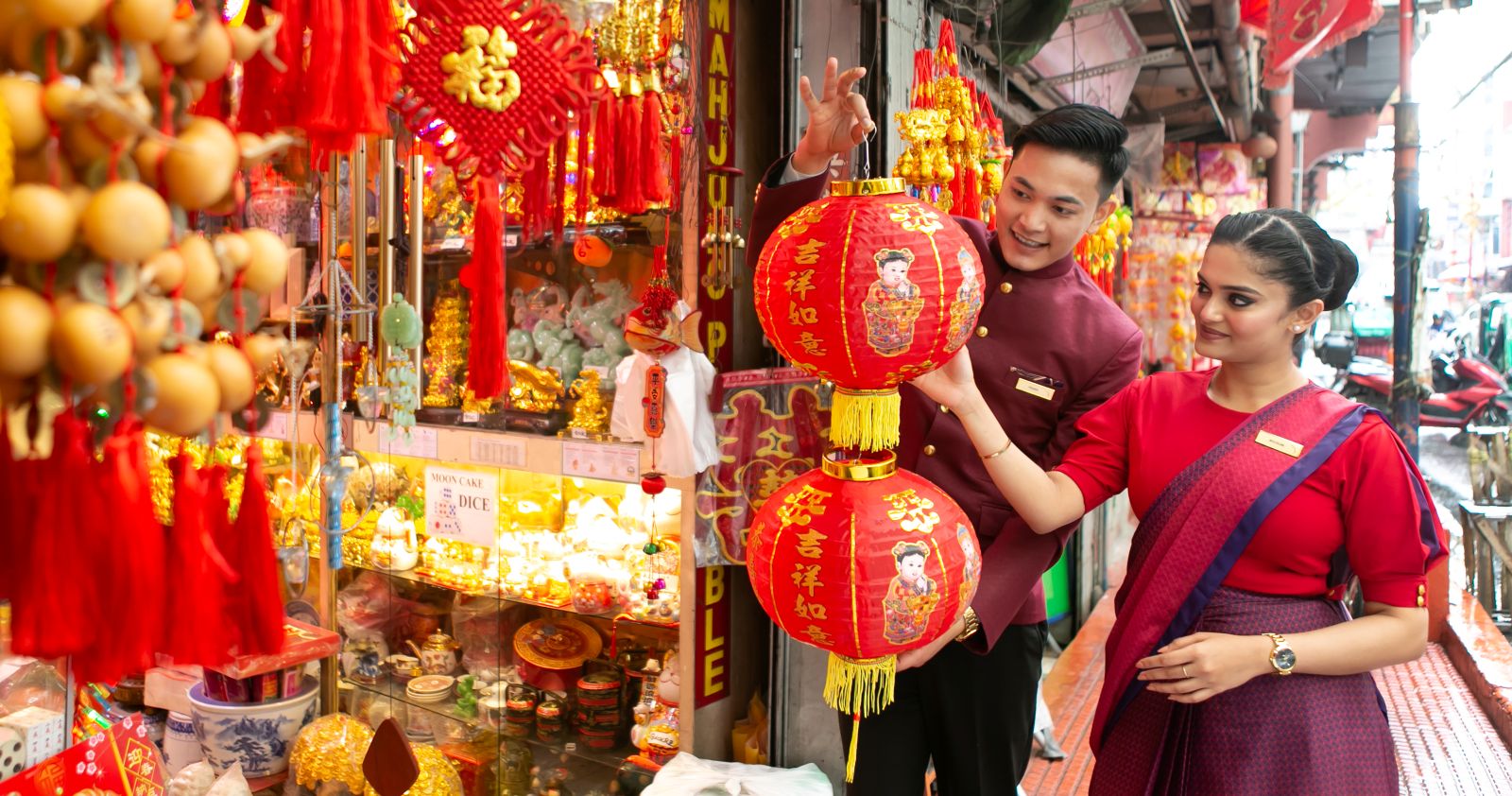 Air India cabin crew shopping at Binondo, the world’s oldest Chinatown
