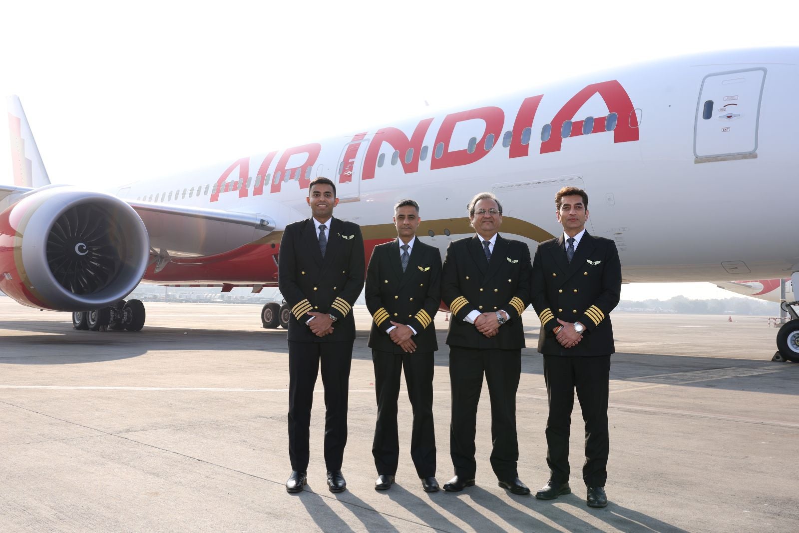 Air India pilots who flew the brand-new aircraft non-stop from Boeing’s factory in Everett, Washington to New Delhi