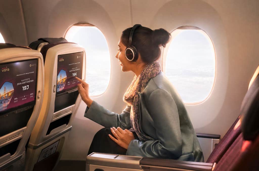 Air India previews new digital inflight experience platform; rollout to begin with new aircraft deliveries next year