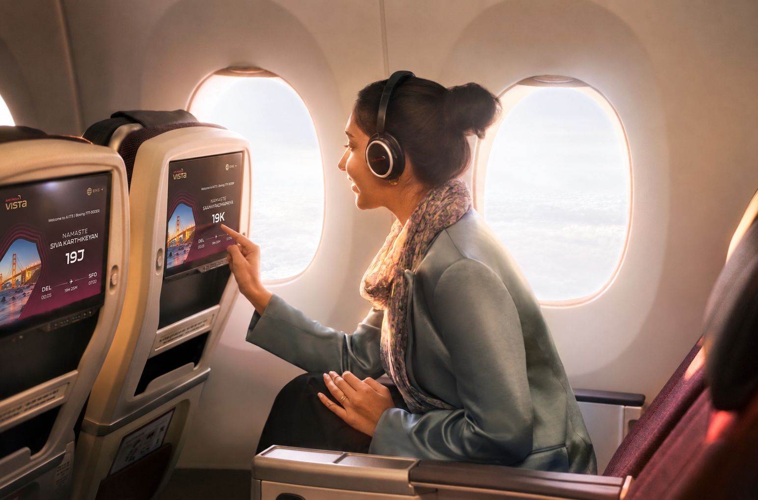 A visual preview of Air India's Vista Digital Platform interface