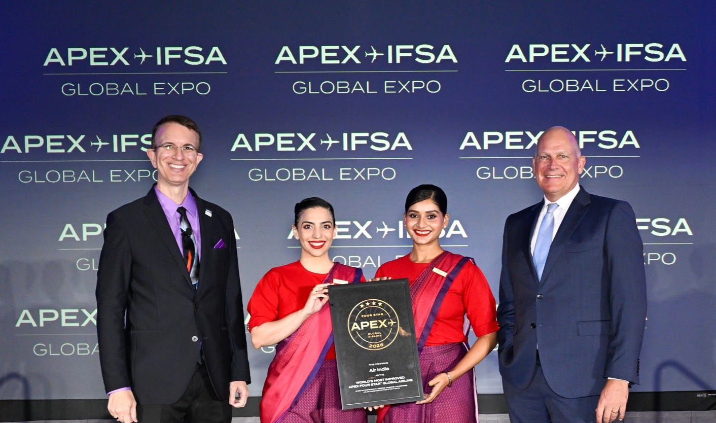 Air India earns recognition as the ‘Most Improved Airline’ at APEX Awards