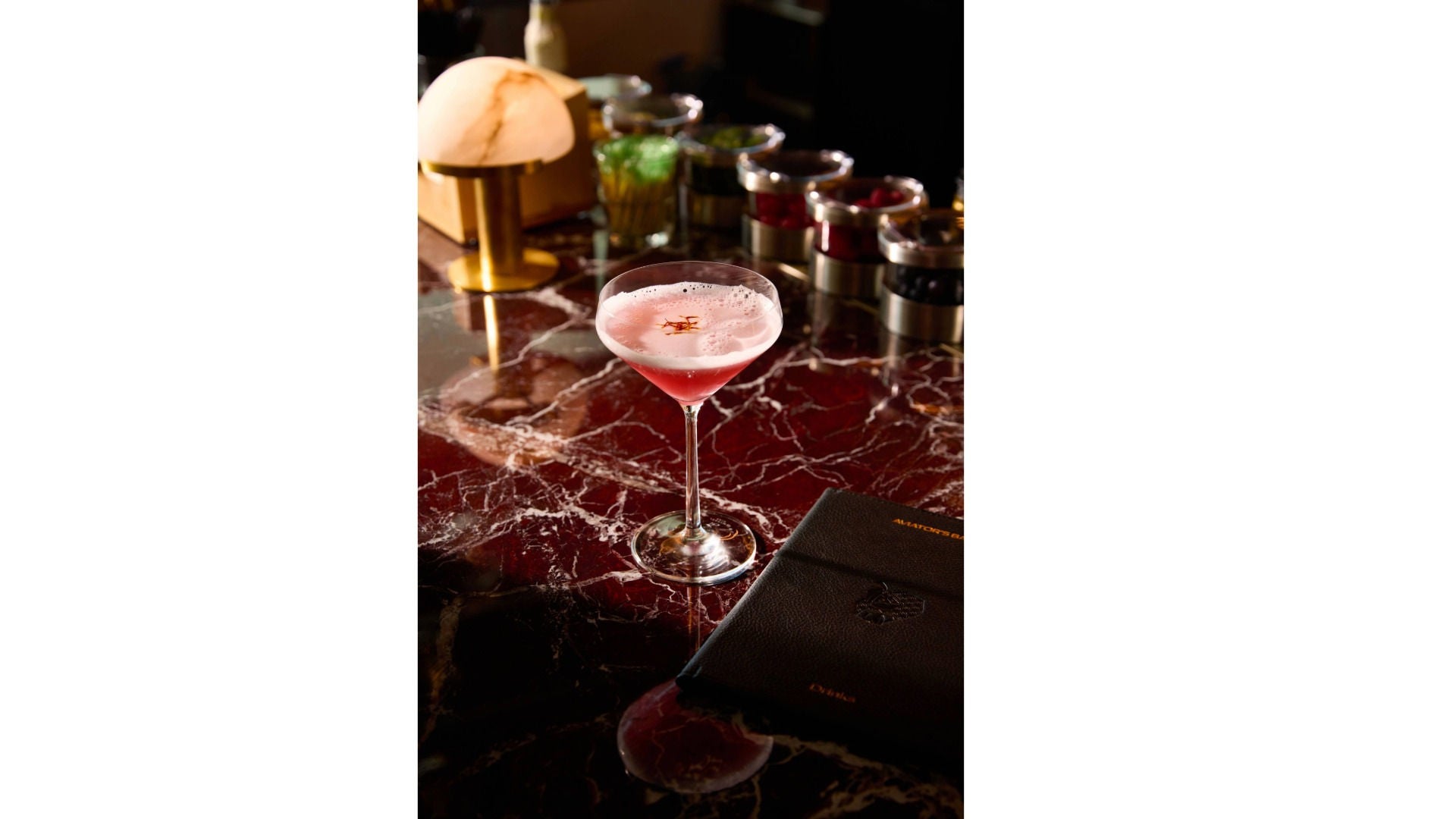 Signature cocktails at the Maharaja Lounge