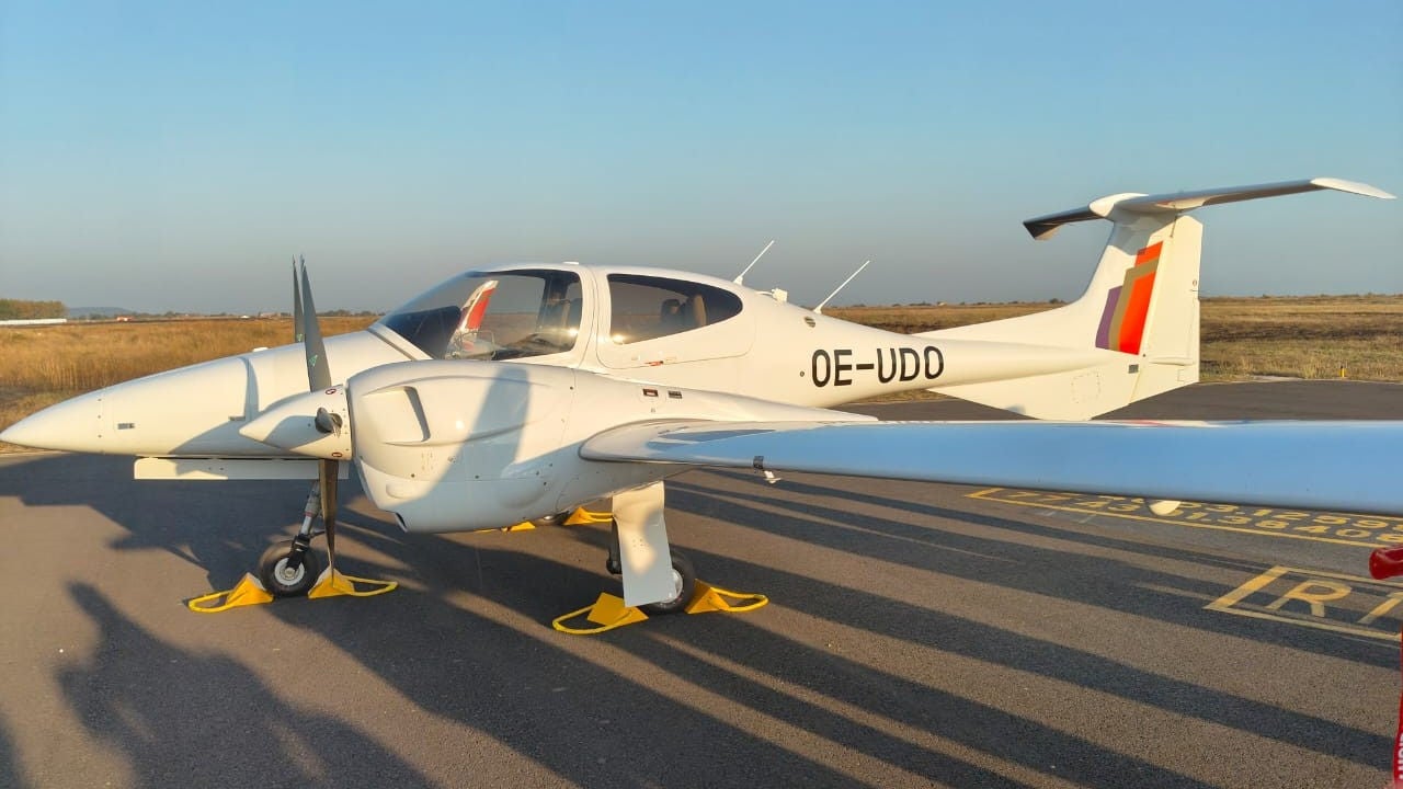 The trainer aircraft sporting Air India’s bold new livery