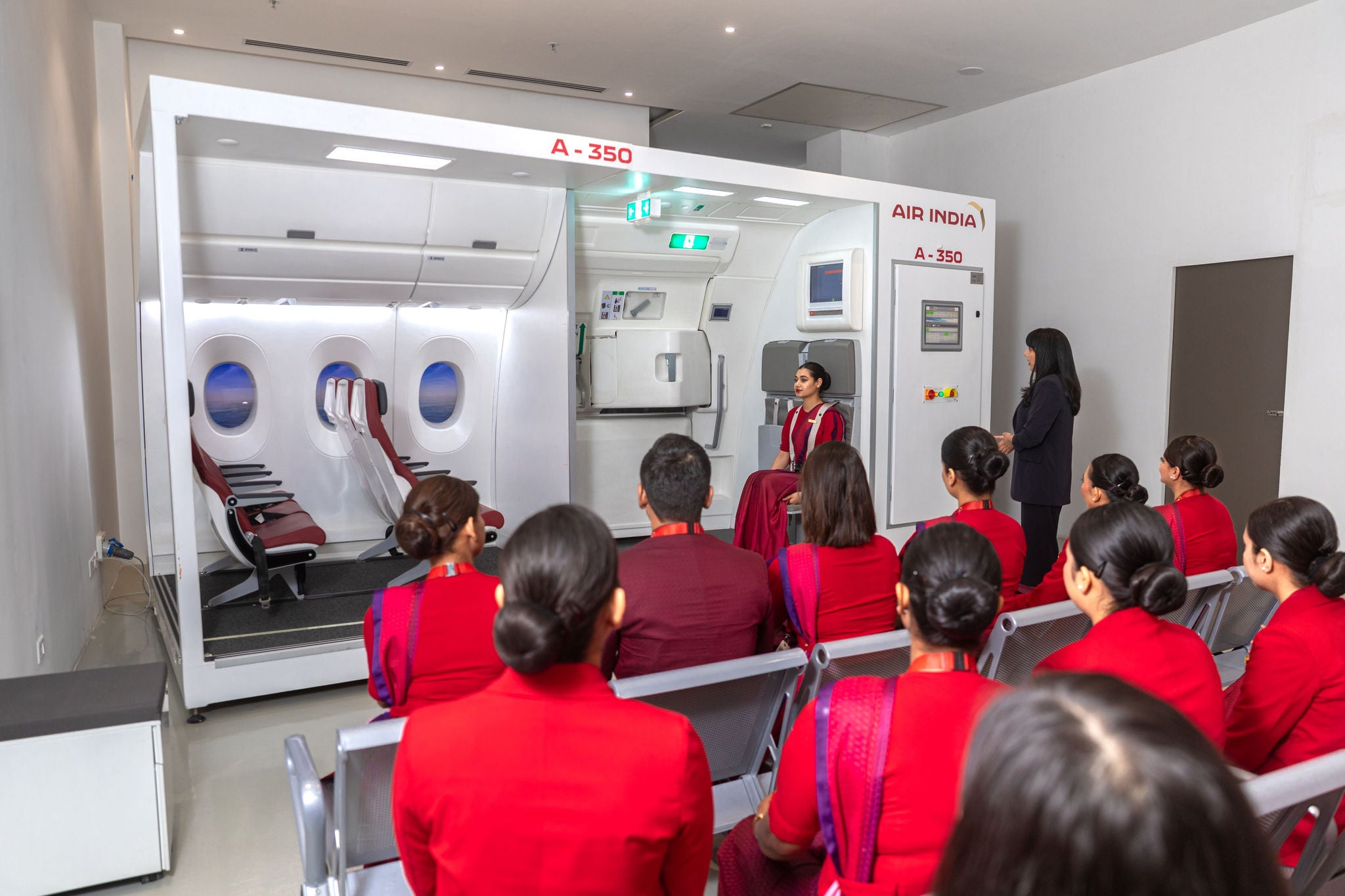 Air India emergency evacuation
