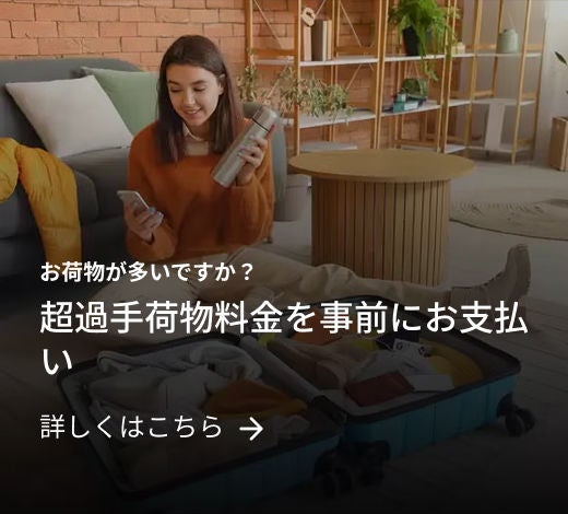 新しい手荷物ポリシー