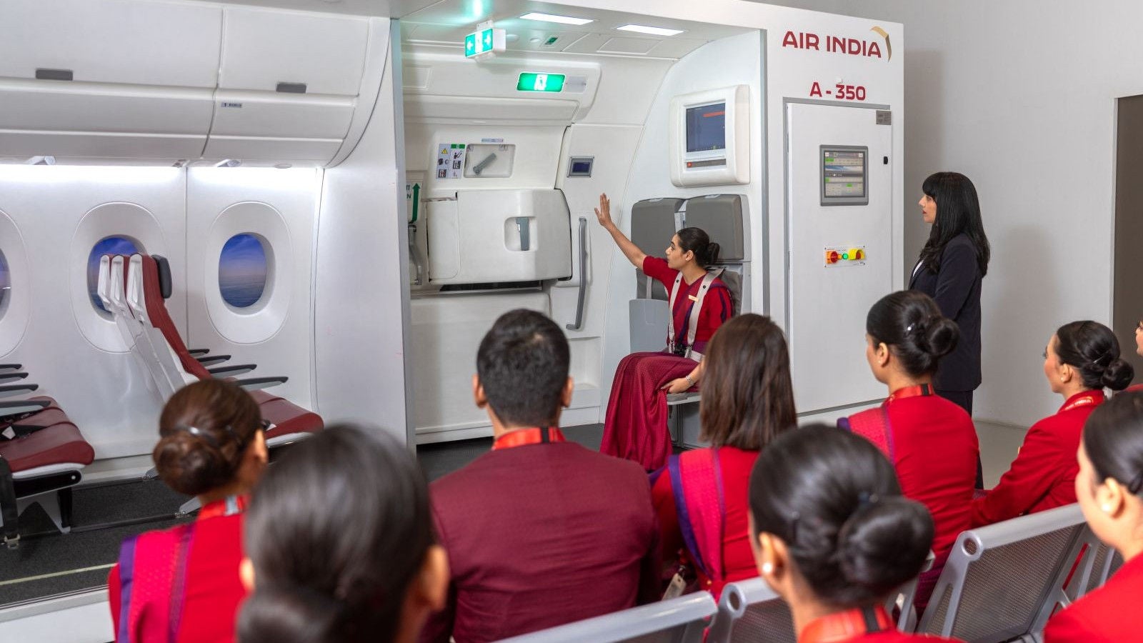 Crew training at the Air India Training Academy