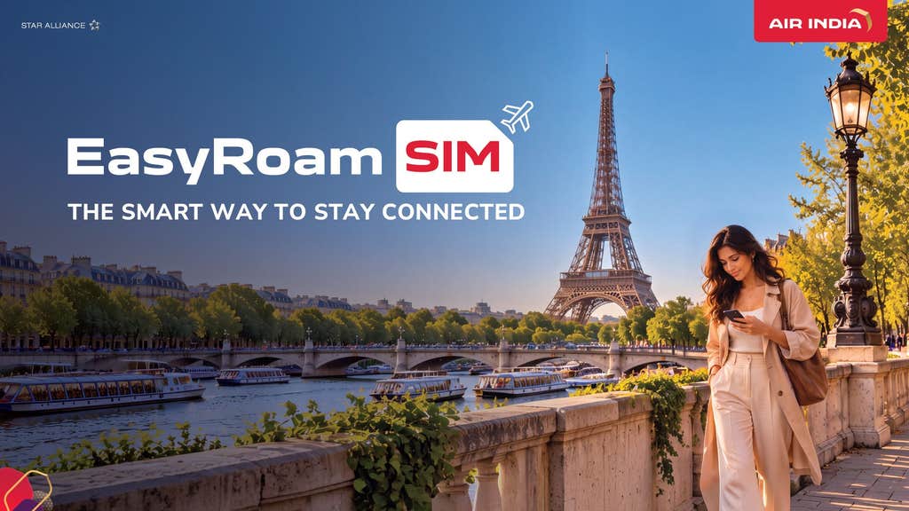 Air India elevates international travel experience with Tata Communications-powered EasyRoam travel sim