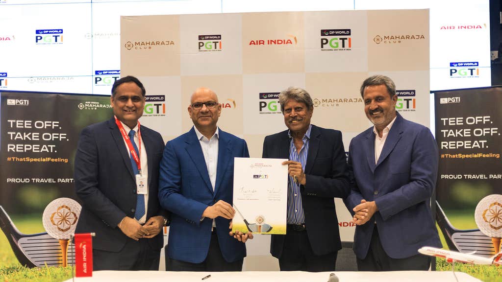 Air India’s Maharaja Club partners with Professional Golf Tour of India to support the growth of golf in the country
