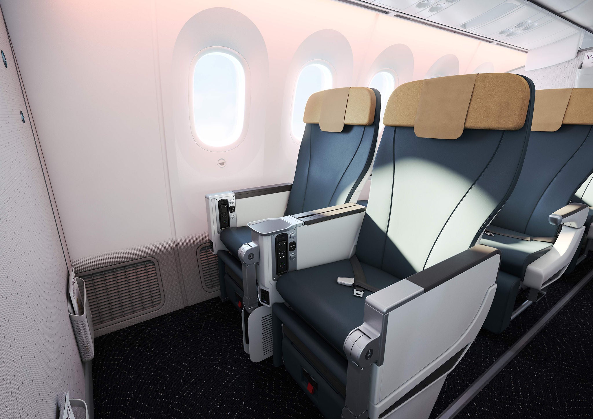 Air India B787-9 Premium Economy seat 